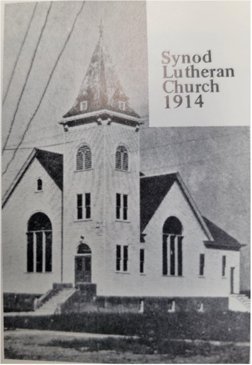 The Synod Lutheran Church built in Ulen in 1914