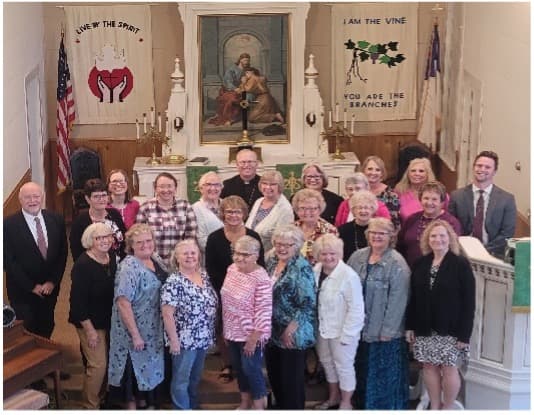 Members of the Woman’s Guild at Calvary Lutheran Church